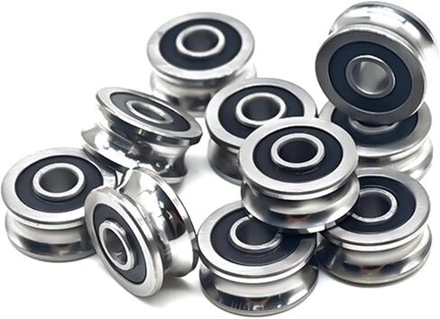 Screw Bolts Bearing Steel SG10 SG15 SG20 SG25 SG35 Groove Ball Bearings for CO2 Laser Engraving Cutting Machine 5PCS(SG66) in Saudi Arabia