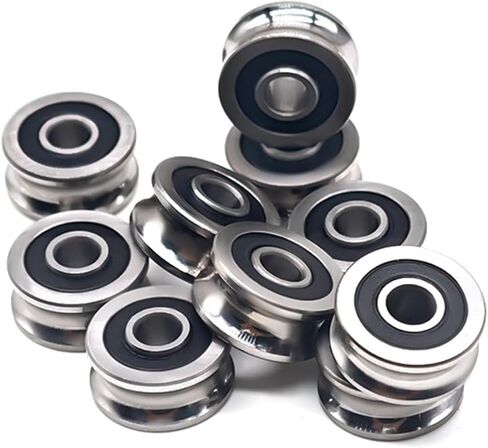 Screw Bolts Bearing Steel SG10 SG15 SG20 SG25 SG35 Groove Ball Bearings for CO2 Laser Engraving Cutting Machine 5PCS(SG66) in Saudi Arabia