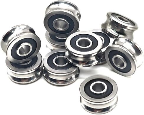 Screw Bolts Bearing Steel SG10 SG15 SG20 SG25 SG35 Groove Ball Bearings for CO2 Laser Engraving Cutting Machine 5PCS(SG66) in Saudi Arabia
