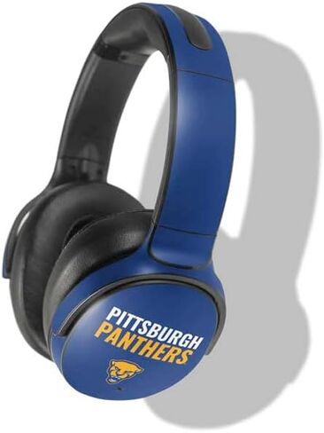 Skinit Skinit Audio Audio Skin متوافق مع Skullcandy Pentue - تصميم Pittsburgh Panthers الجامعي المرخص رسميًا in Saudi Arabia