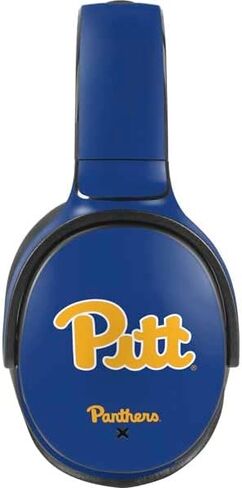 Skinit Skinit Audio Audio Skin متوافق مع Skullcandy Petenue - تصميم College Pitt Panthers المرخص رسميًا in Saudi Arabia
