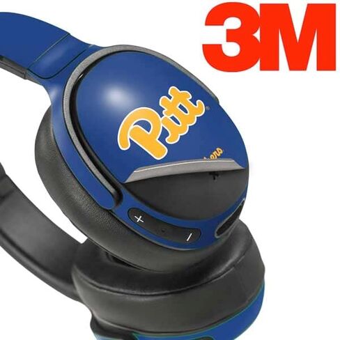 Skinit Skinit Audio Audio Skin متوافق مع Skullcandy Petenue - تصميم College Pitt Panthers المرخص رسميًا in Saudi Arabia