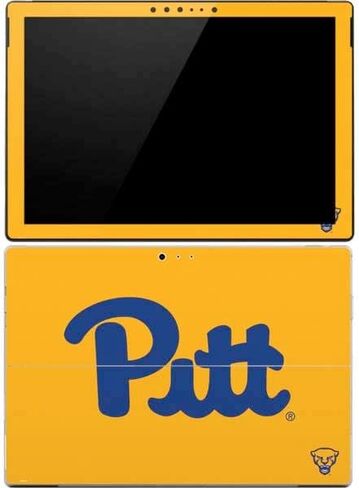 Skinit Decal Tablet Skin Compatible with Surface Pro 4 - Officially Licensed College Pitt Panthers Yellow Design in Saudi Arabia