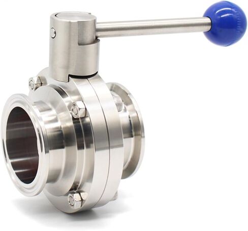 2 "51 مم صمام الفراشة سحب مقبض SS304 الفولاذ المقاوم للصدأ فيرول OD 64mm in Saudi Arabia