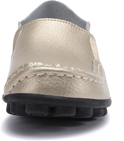 ANYUETE Women's Leather Loafers Comfortable Flat Shoes in Saudi Arabia