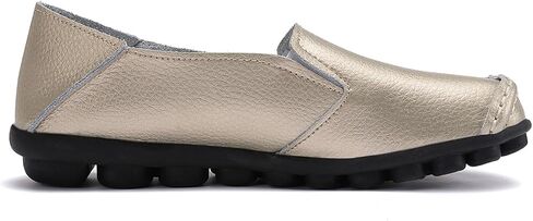 ANYUETE Women's Leather Loafers Comfortable Flat Shoes in Saudi Arabia