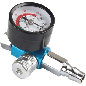 1PCS Compressor Spray Paint Gun Tool Pressure Parts 1/4'' Water Oil Separator Air Filter Moisture Trap(AF w PF w RG) in Saudi Arabia
