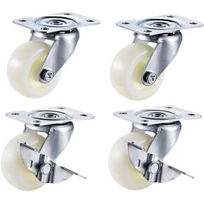 Wheels,caster wheels, Casters,roller, wheels， Plate Casters 4 x Plate universal Nylon Swivel wheels, 3 inch, Heavy Duty Wear resistant Casters for Furniture Industrial transportation coffee tables Tro in Saudi Arabia