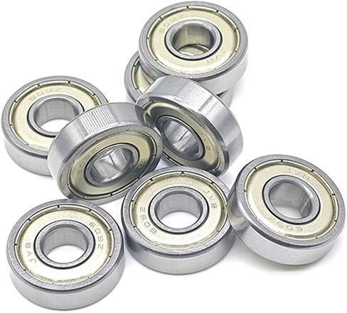 609zz 9 x24 × 7 مم محمل فولاذ محكم المصغرة الأخدود العميق محامل الكرة الشعاعية 609-2z 5pcs in Saudi Arabia