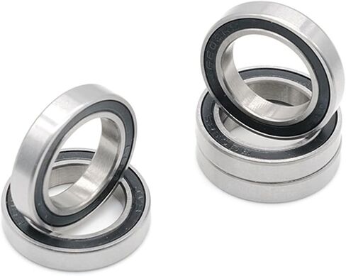 6802RS 15x24x5mm Bearing 6802 Chrome Steel Rubber Sealed Bearing Thin Wall Bearings 5PCS in Saudi Arabia