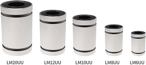 4pcs محامل الحركة الخطية LM6LUU LM8LUU LM10LUU LM12LUU LM13LUU LM16LUU LM20LU ABEC-7 TYPE LINER LINER in Saudi Arabia