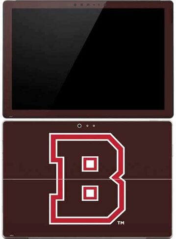 Skinit Skinit Tablet Skin Accompated مع Surface Pro 4 - تصميم شعار Brown B المرخص رسميًا in Saudi Arabia