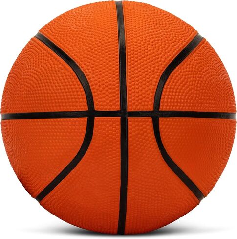 LifeWorks Rubber Basketball - Size Size Seize ، بحجم 29.5 ، مصنوع لألعاب كرة السلة الداخلية والخارجية - تم بيعها (مضخة غير متضمنة) ، برتقالية ، حجم 7 in Kuwait