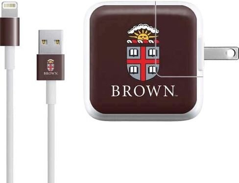 Skinit Decal بشرة أخرى متوافقة مع iPad Charger (10W USB) - تصميم شعار جامعة براون المرخص رسميًا in Saudi Arabia