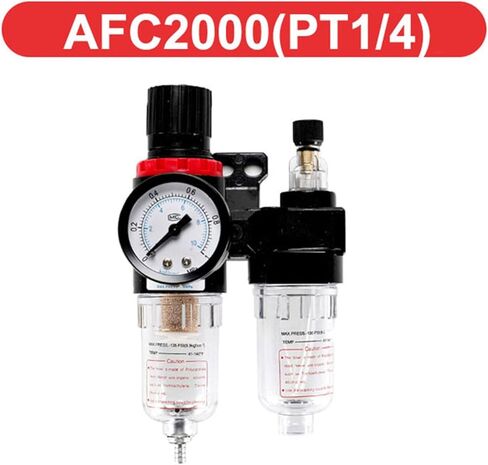 AFC2000 مياه الزيت منظم فاصل الفاصل الفائق مرشح الهواء البخاخة ضغط ضغط الهواء تقليل 1/4 in Saudi Arabia