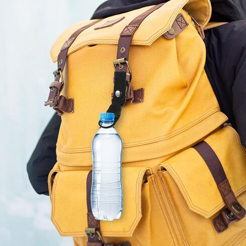 4Pcs Portable Water Bottle Clip, Hanging Bottle Buckle Clip for Outdoor Camping Hiking Traveling Backpack Belt Nylon Webbing Strap Tools in Saudi Arabia