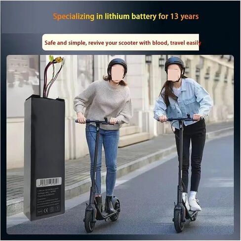 بطارية 36 فولت ， متوافقة مع Xiaomi Ninebot F20 F30 F40 اكسسوارات سكوتر الكهربائية الملحقات الليثيوم أيون (7800 مللي أمبير في الساعة) in Saudi Arabia