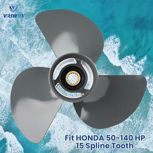 ترقية OEM Marine Marine Propeller for Honda Outboard Motors Fit 60-130HP محركات ، 15 Spline ، RH ، 14x11 ، 13 1/2x15 ، 13 3/4x15 ، 13 1/4x17 ، 13x19 ، 13x21 in Kuwait