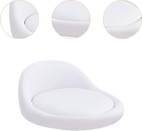 مقعد براز ، استبدال جولة كرسي ، كرسي مقاعد الكرسي مع ملحق جلدي بون منخفض الظهر ، أرجواني in Kuwait