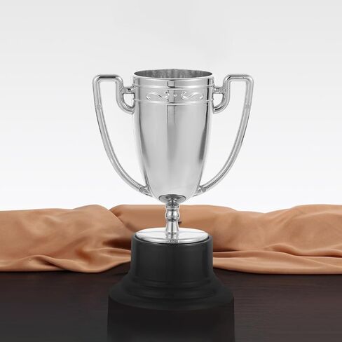 Totority Trophy Toys Mini Trophy Cups - 6 Pack Plastic Trophies for Kids Award Decorations for Sports Events Parties and Competitions in Saudi Arabia
