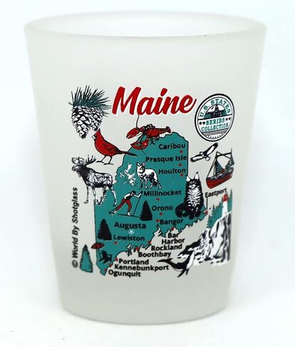 Maine US States Series Collection Collection Glass in Saudi Arabia