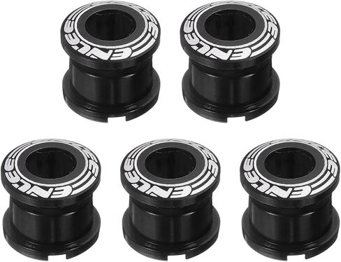 HARFINGTON Single Chain Ring Bolts Aluminum Alloy Bicycle Crankset Nut Chainwheel Screws for Road Bike Mountain Bike in Saudi Arabia