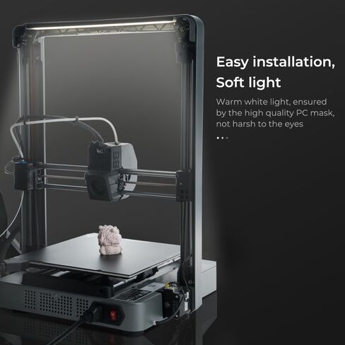 Creality Ender 3 V3 Plus LED Light Bar Kit, 3D Printer LED Light Bar Kit Bright Light Energy Efficient 24V 5W Easy Installation Long Service Life Soft Light No Strobe for Ender 3 V3 Plus in Saudi Arabia