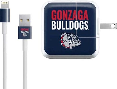 Skinit Decal Other Skin Compatible with iPad Charger (10W USB) - Officially Licensed College Gonzaga Bulldogs Bold Design in Saudi Arabia