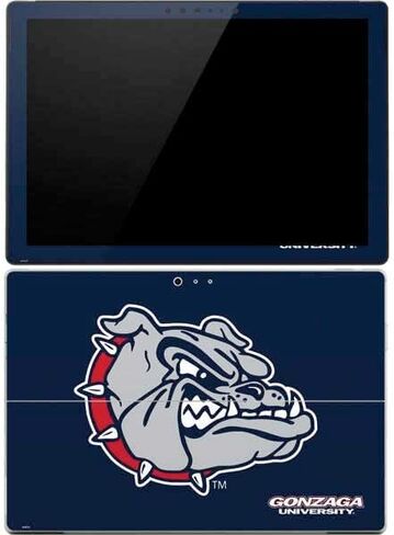 Skinit Skinit Tablet Skiner مع Surface Pro 4 - تصميم شعار Gonzaga Bulldog المرخص له رسميًا in Saudi Arabia