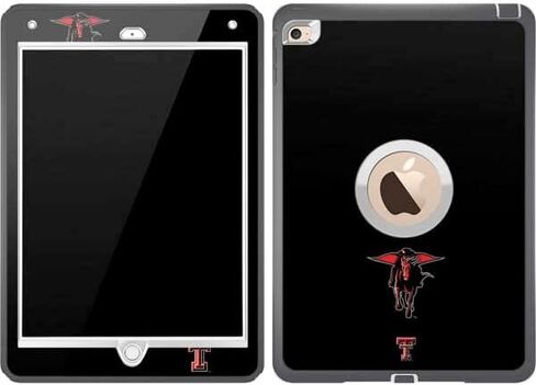 Skinit Decal Skin Compatible with OtterBox Defender iPad Air 2 - Officially Licensed College Red Raiders Logo Design in Saudi Arabia