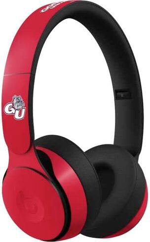 Skinit Decal Audio Skin Compatible with Beats Solo Pro - Officially Licensed Gonzaga University Bulldog Logo Design in Saudi Arabia