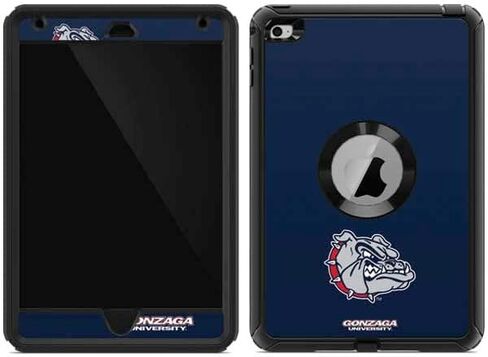 Skinit Skinit Skin متوافق مع Otterbox Defender iPad Mini 4 - تصميم شعار Gonzaga Bulldog المرخص رسميًا in Saudi Arabia