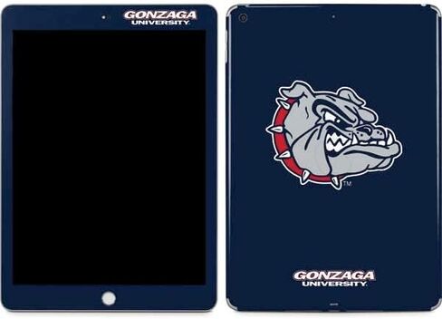 Skinit Skinit Tablet Skin Compatible مع iPad 9.7in (2017) - تصميم شعار Gonzaga Bulldog المرخص له رسميًا in Saudi Arabia