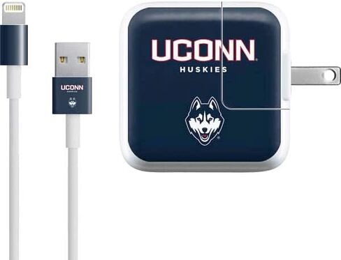 Skinit Decal Other Skin Compatible with iPad Charger (10W USB) - Officially Licensed College Huskies UConn Design in Saudi Arabia