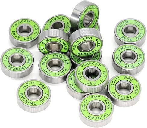 عجلات التزلج على الجليد الأخدود العميق 608RS ILQ-11 ختم أخضر محامل كرة مصغرة 8pcs in Saudi Arabia