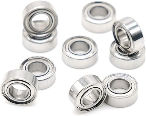 Smr85zz 5 * 8 * 2.5mm 440c الأسطوانة الفولاذ المقاوم للصدأ smr85z smr85z zz l-850zz ball bealings 10pcs in Saudi Arabia