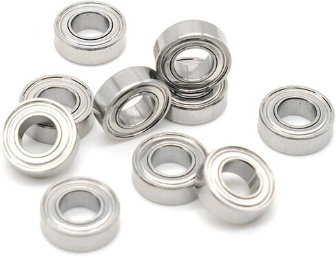 Miniature Metric chrome Steel Ball Balling MR74ZZ MR104ZZ MR115ZZ MR126ZZ MR128ZZ MR148ZZ 10pcs (MR62ZZ 2X6X2.5) in Saudi Arabia