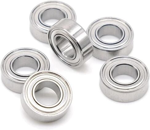 Miniature Metric chrome Steel Ball Balling MR74ZZ MR104ZZ MR115ZZ MR126ZZ MR128ZZ MR148ZZ 10pcs (MR62ZZ 2X6X2.5) in Saudi Arabia