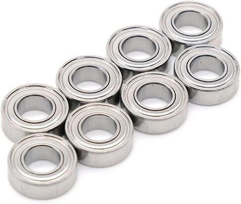 Miniature Metric chrome Steel Ball Balling MR74ZZ MR104ZZ MR115ZZ MR126ZZ MR128ZZ MR148ZZ 10pcs (MR62ZZ 2X6X2.5) in Saudi Arabia