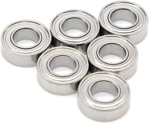 Miniature Metric chrome Steel Ball Balling MR74ZZ MR104ZZ MR115ZZ MR126ZZ MR128ZZ MR148ZZ 10pcs (MR62ZZ 2X6X2.5) in Saudi Arabia