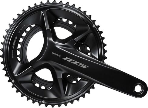 SHIMANO 105 Fc-R7100 12-Speed Crankset Black, 165Mm, 50-34T in Saudi Arabia