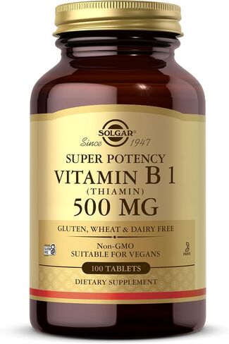 SOLGAR Vitamin B1 (Thiamin) 500 mg in Saudi Arabia
