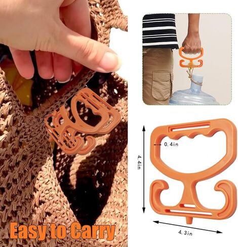 2 Pack Grocery Bag Carrier, Grocery Bag Holder Shopping Holder Each Holds Up to 80lbs Durable Heavy-Duty Rack Comfortable Grip in Kuwait