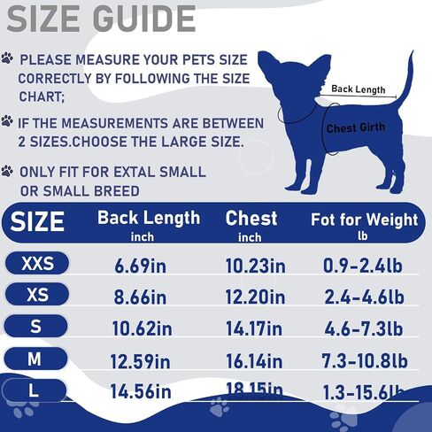 2 Pieces Small Dog Sweater, Chihuahua Sweater Spring Winter Cute Clothes for Yorkie Cat Extra Small Dog Clothes (Small) in Saudi Arabia