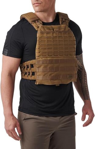 5.11 Tactical Incesex Tactec Plate Carrier ، 500D نايلون ، سترة تدريب على الأثقال ، أحزمة الكتف القابلة للتعديل ، النمط 56100ABR in Saudi Arabia