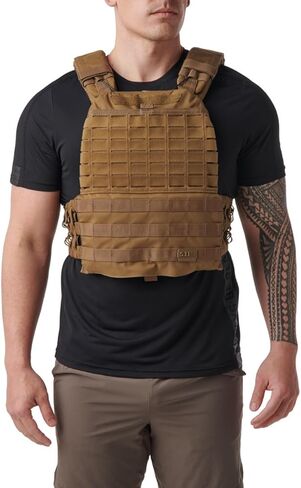 5.11 Tactical Incesex Tactec Plate Carrier ، 500D نايلون ، سترة تدريب على الأثقال ، أحزمة الكتف القابلة للتعديل ، النمط 56100ABR in Saudi Arabia