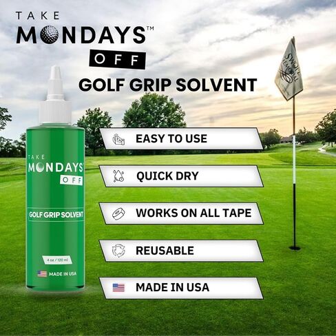 Golf Grip Solvent (4 oz) - Professional Grip Solvent for Regripping Golf Clubs in Saudi Arabia