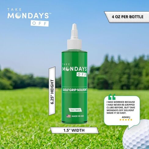 Golf Grip Solvent (4 oz) - Professional Grip Solvent for Regripping Golf Clubs in Saudi Arabia