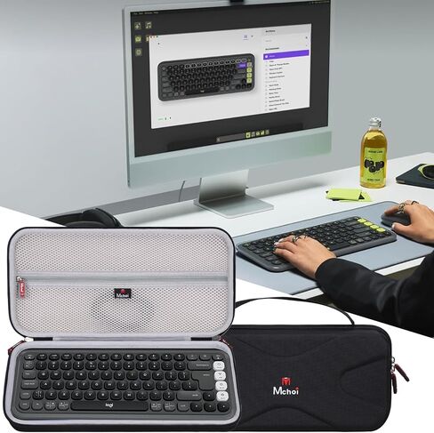 حالة لوحة مفاتيح MCHOI متوافقة مع لوحة مفاتيح Logitech Pop Icon Keys (Gray ، Pop Icon Case) in Kuwait