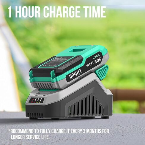 Litheli Cordless Drill Set, 20V Max Power Drill Cordless Set, 3/8" Keyless Chuck, 18+1 Torque Settings, Variable Speed, w/ 2.0 Ah Battery and 1 Hour Fast Charger Included in Saudi Arabia